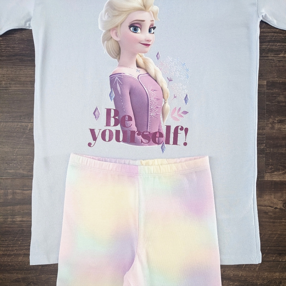 NWT H&M Disney Frozen Elsa 2-Piece Pajama Set